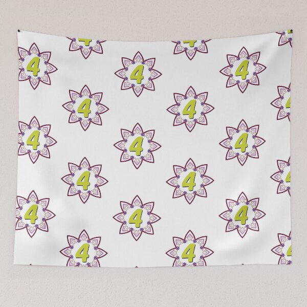 Item preview, Spiritual number 4 green mandala designed and sold by Design your dreams.