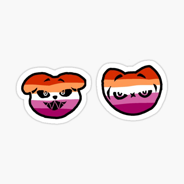 Pride Shadow Pets Lesbian Sticker