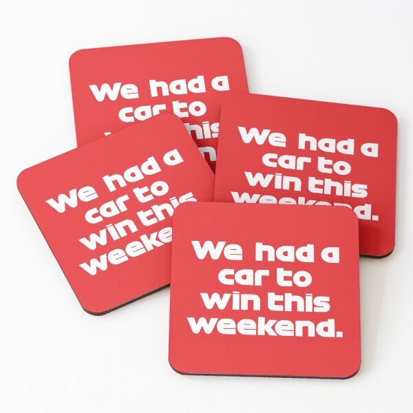Item preview, We Had a Car To Win This Weekend (Red BG) designed and sold by FilipeFerreira.