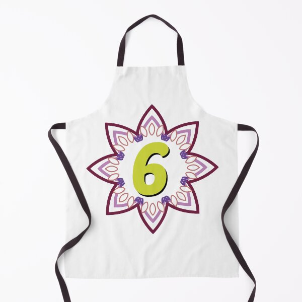 Item preview, Spiritual number 6 green mandala designed and sold by Design your dreams.