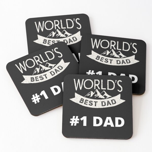Item preview, World's Best Dad #1 Dad designed and sold by BhavyaBathla.