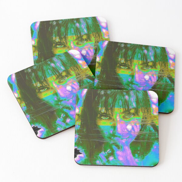 Item preview, Glitch Girl With Seductive Stare Glitch Art designed and sold by glitchhub.
