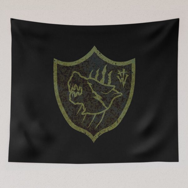 Item preview, Hound Wolf Squad Patch - subdued distressed designed and sold by CCCDesign.