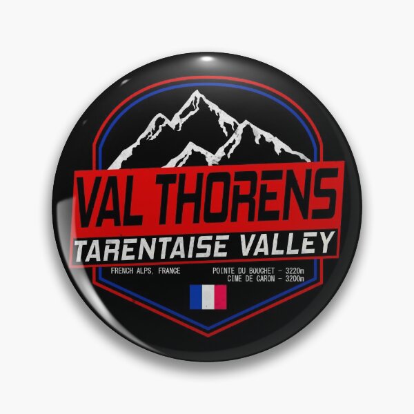 Item preview, Retro Ski Val Thorens France Skiing and Mountain Biking Paradise designed and sold by chriswilson111.