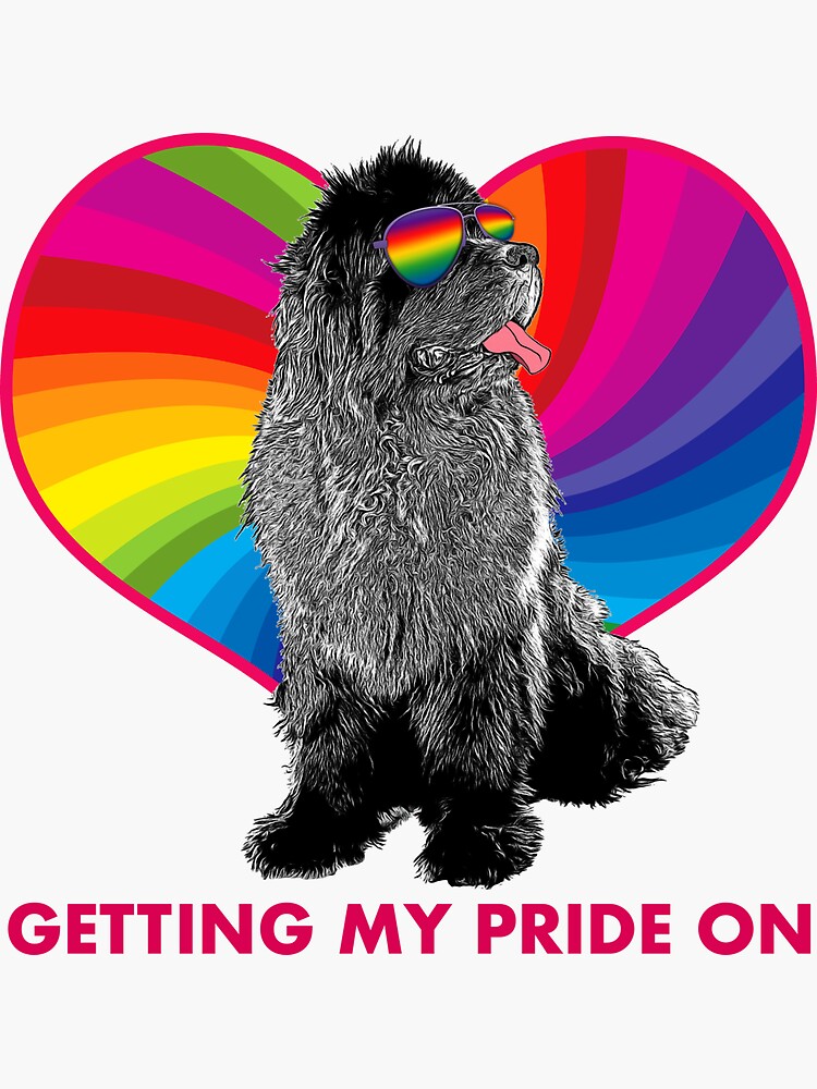 Rainbow Newf: Getting My Pride On by itsmechris