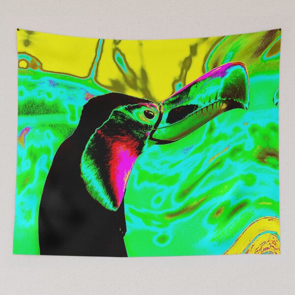 Item preview, Trippy Toucan Glitch Art designed and sold by glitchhub.