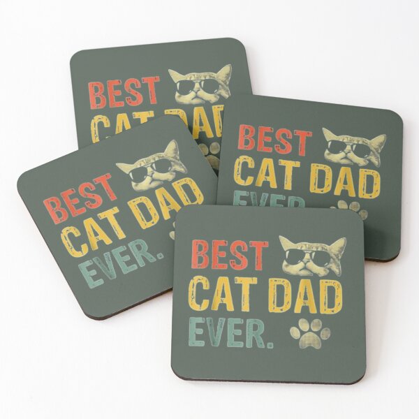 Item preview, Best Cat Dad Ever T-Shirt designed and sold by chanat3659.