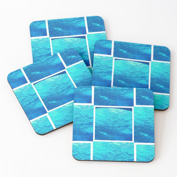 Item preview, Brilliant Blue Water | Water Grid Pattern | Waves Grid Pattern  designed and sold by NoirOwned.