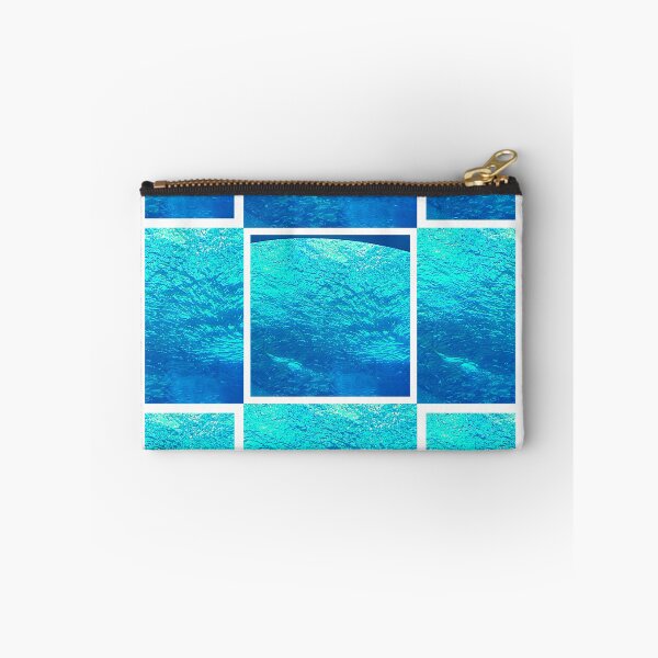 Item preview, Brilliant Blue Water | Water Grid Pattern | Waves Grid Pattern  designed and sold by NoirOwned.