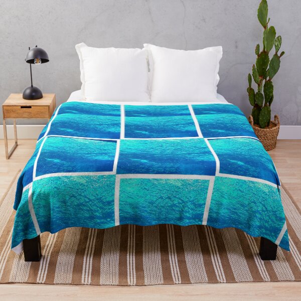 Item preview, Brilliant Blue Water | Water Grid Pattern | Waves Grid Pattern  designed and sold by NoirOwned.