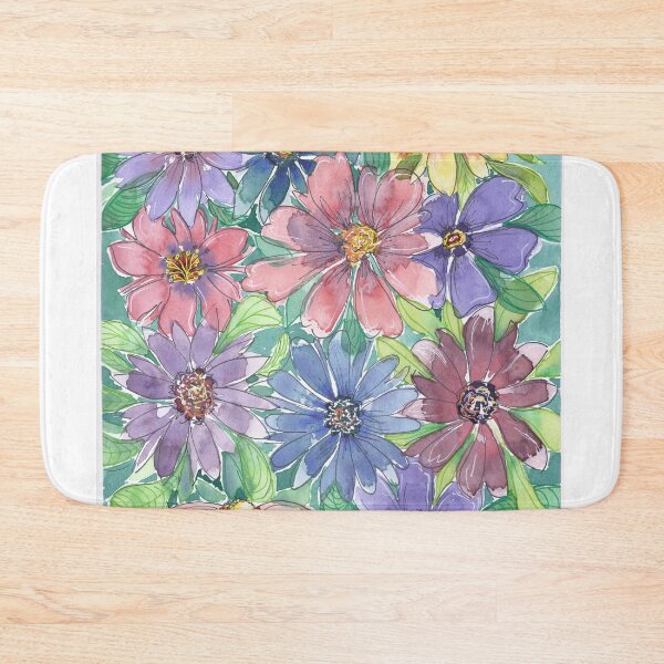 Item preview, Colorful Floral Outlined designed and sold by artsyANTcreatns.