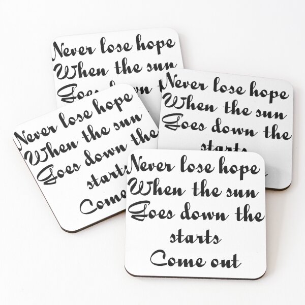 Item preview, never lose hope ....... designed and sold by yahya tougui.