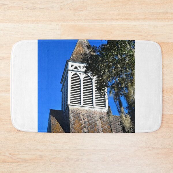 Item preview, St. Andrew Episcopal Church Darien Georgia Bell Tower designed and sold by LisaWootenPhoto.