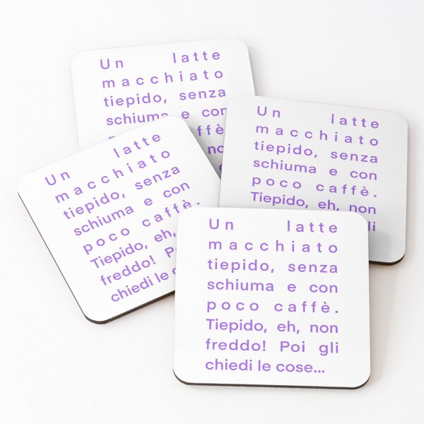 Item preview, Latte macchiato tiepido - Aldo Giovanni e Giacomo  designed and sold by Alessandraelena.