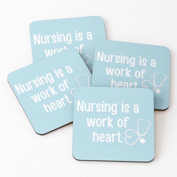 Item preview, Nursing is a work of heart - nurse gift/present #3 designed and sold by PickaSticka.