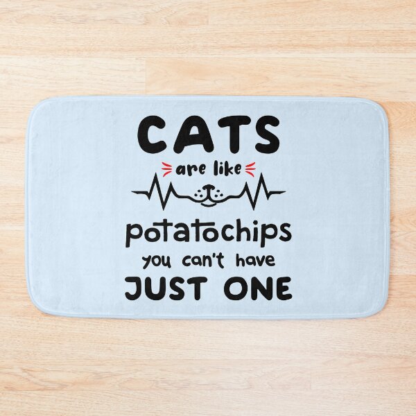 Item preview, Cat joke heartbeat cat snout funny potato chips designed and sold by Sellery-GbR.