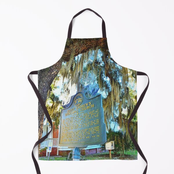 Item preview, St. Andrew Episcopal Church Darien Georgia Historical Marker designed and sold by LisaWootenPhoto.