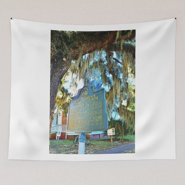 Item preview, St. Andrew Episcopal Church Darien Georgia Historical Marker designed and sold by LisaWootenPhoto.