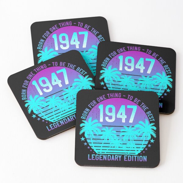 Item preview, Birthday 1947 Aesthetic Sunset Palm Tree Legendary Edition designed and sold by ZNOVANNA.