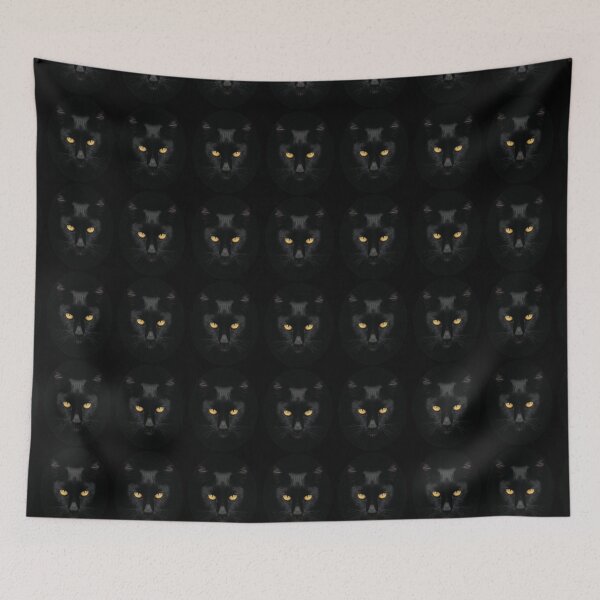 Item preview, Black Cat With Yellow Eyes, Bombay Cat  designed and sold by LEGACY10.