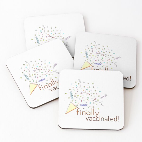 Item preview, Finally Vaccinated Celebration designed and sold by KittyPolka.