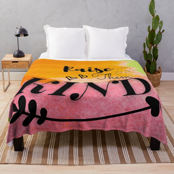 Item preview, Watercolor Orange and Pink Raise Them Kind designed and sold by LifeProApperal.