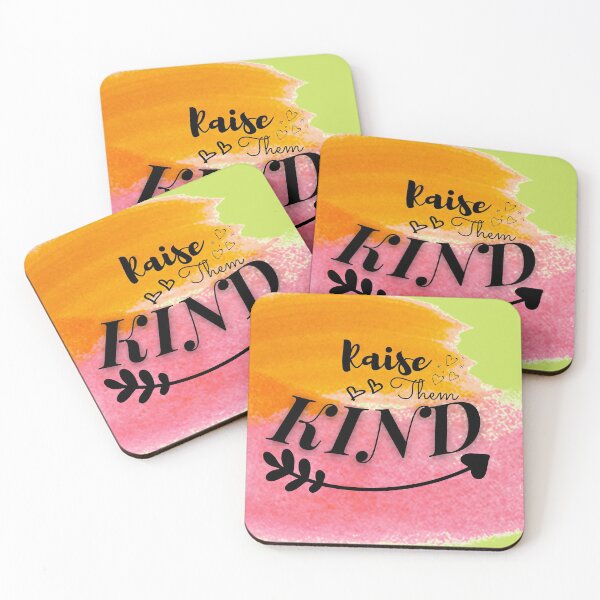Item preview, Watercolor Orange and Pink Raise Them Kind designed and sold by LifeProApperal.
