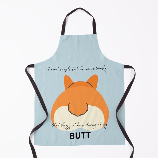 Item preview, "Stop Staring At My Butt" - Corgi designed and sold by KawaiiForAll.