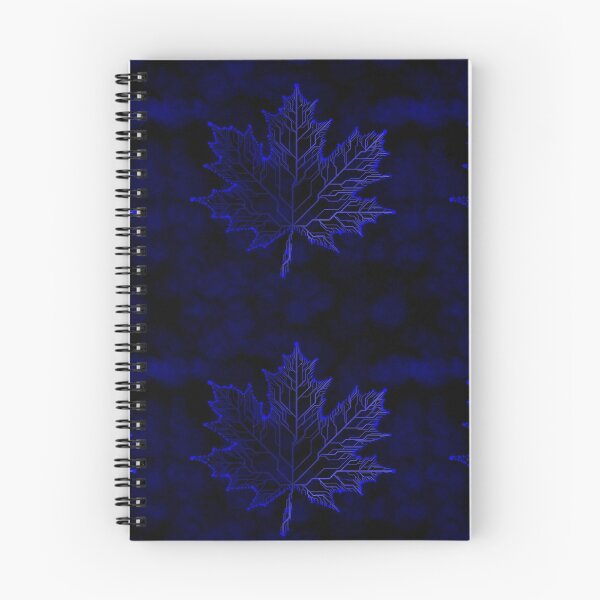 Item preview, blue circuit board tech maple Leaf designed and sold by jc007.