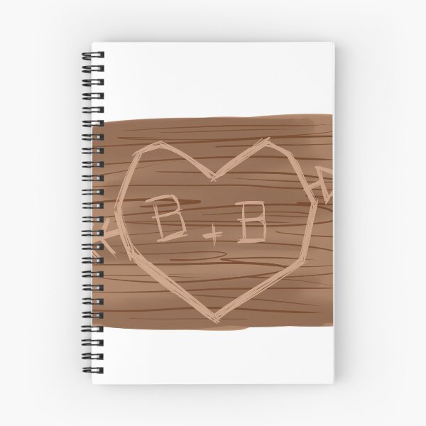 Item preview, B + B carved in wood designed and sold by rizedrawing9.