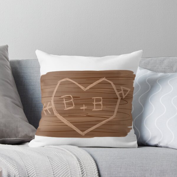Item preview, B + B carved in wood designed and sold by rizedrawing9.