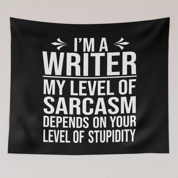 Item preview, writer saying funny writer gift designed and sold by alaechamlal.