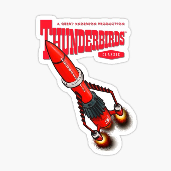 My eighth piece of Gerry Anderson Thunderbirds fan art. Sticker