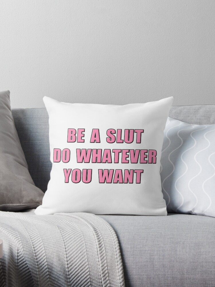 Make your butt look pretty! Throw Pillow for Sale by penandkink