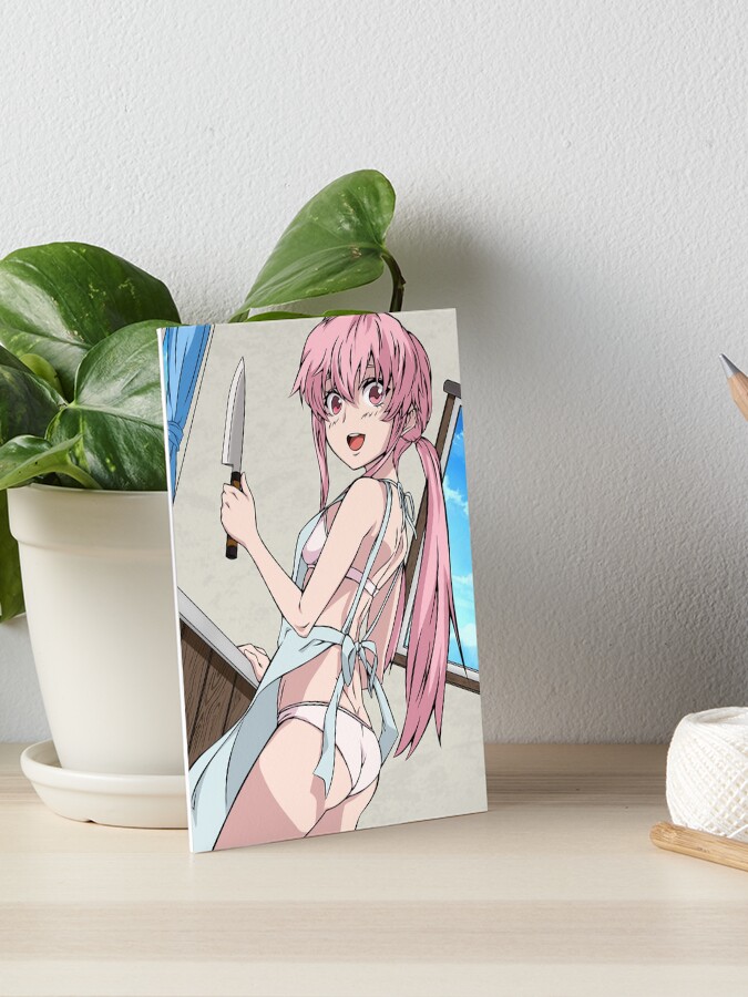 Gasai Yuno Mirai Nikki  Art Board Print for Sale by nAslan21