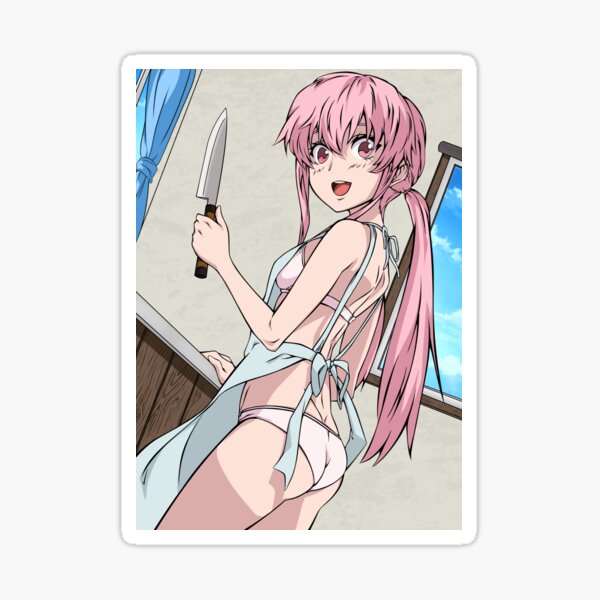 SRBB0043 future diary mirai nikki elfen lied lucy yuno gasai anime Car  stickers