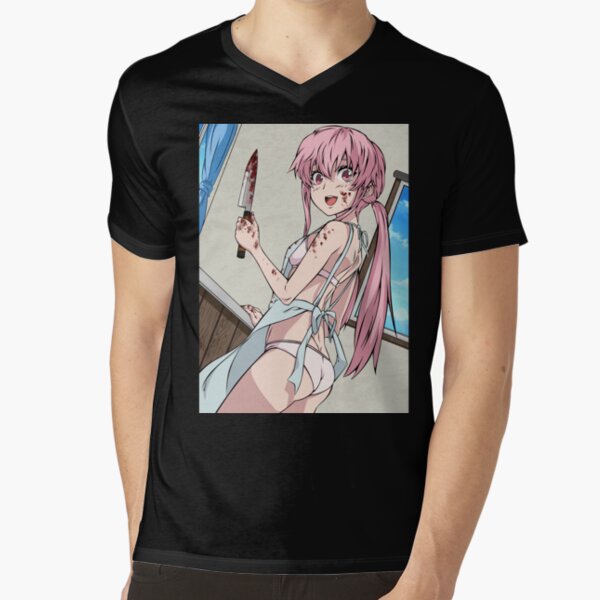 Yuno Gasai Blood Splatter Tank Tops Vest 100% Cotton Yuno Gasai Blood Knife Mirainikki  Mirai Nikki Anime Manga - Tank Tops - AliExpress