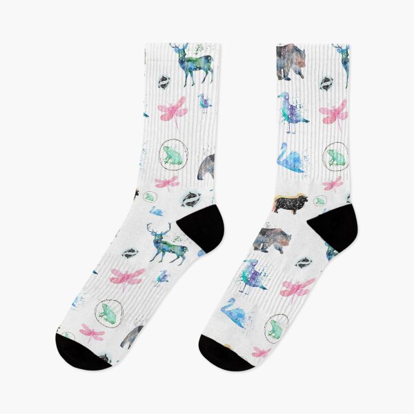 Item preview, Animal Watercolor Seamless Pattern designed and sold by Legendary  Status.