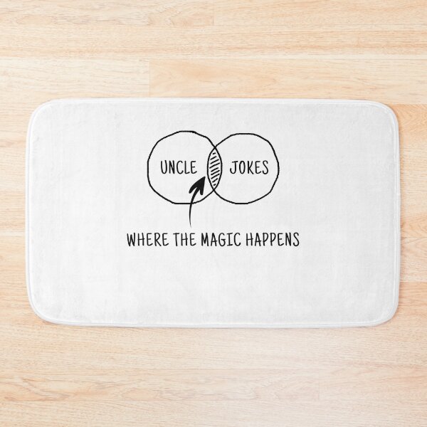 Item preview, Uncle jokes where the magic happens designed and sold by ElsieUnderwood.
