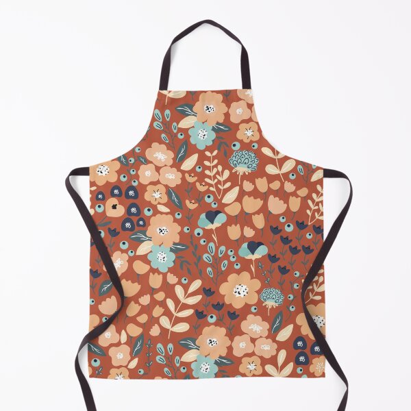 Artikelvorschau, Ditsy Florals in Terracotta entworfen und verkauft von meggydesigns.