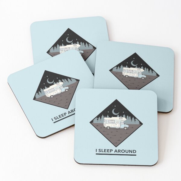 Item preview, I Sleep Around - Funny Camping / Camper Wilderness Gift designed and sold by Guarddogdrive.