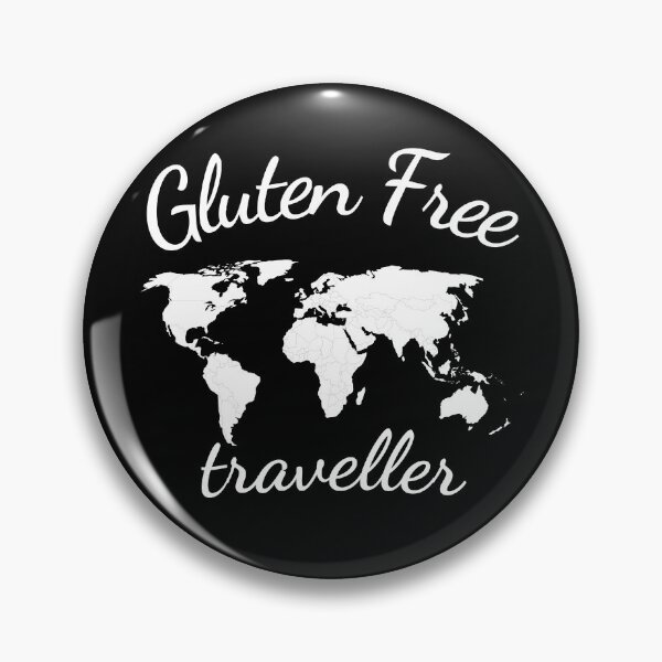 Aperçu de l'œuvre Voyageur sans gluten, voyageur du monde créée et vendue par GlutenFreeTee.