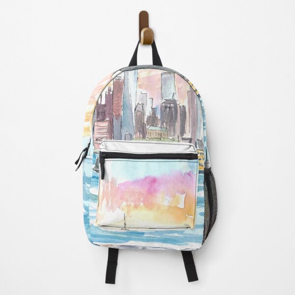 Item preview, Staten Island Ferry with Manhattan Skyline designed and sold by artshop77.