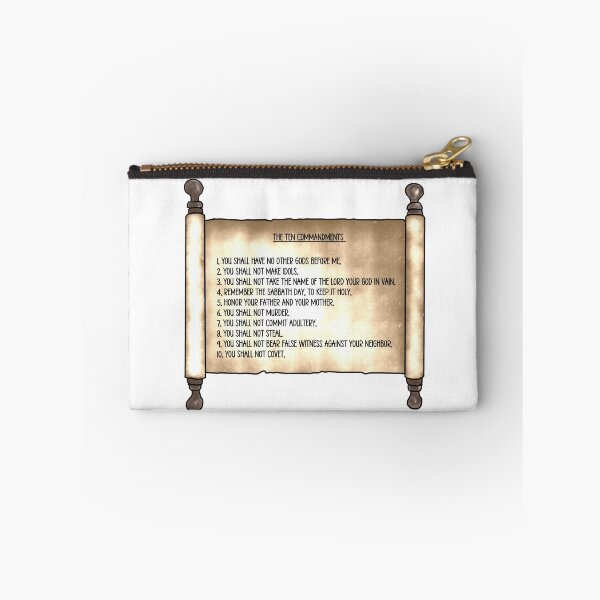 Item preview, 10 Commandments, Bible Verses, Christian Quotes, Stickers, Papyrus designed and sold by SHiNStudio.