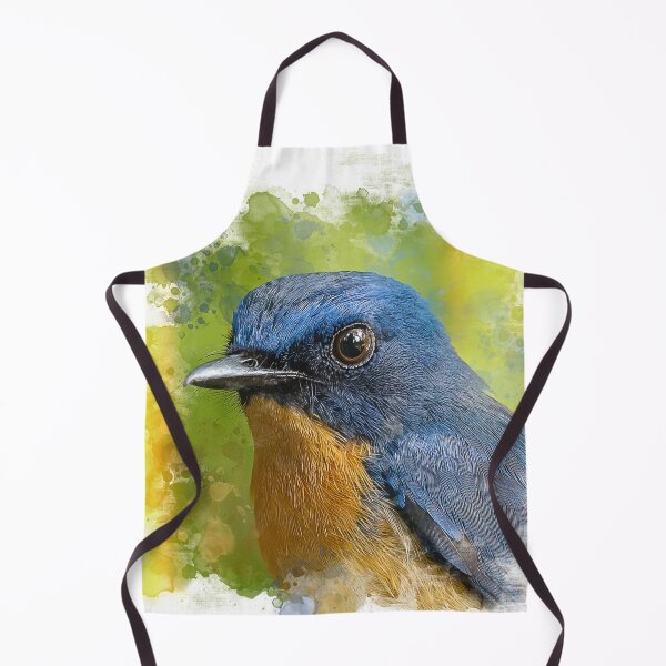 Item preview, A digital art of a Tickle's Blue Flycatcher  designed and sold by Soban Raj.