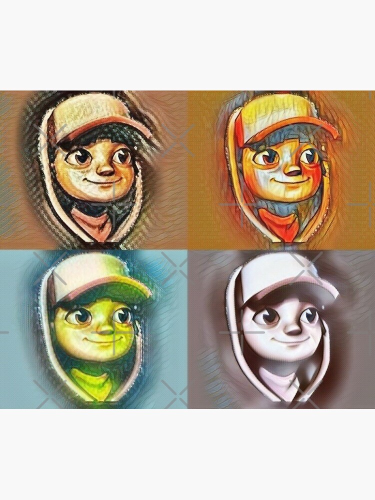 Subway Surfers Jake Collage Greeting Card for Sale by HEARTTOART