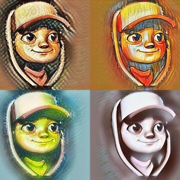 Subway Surfers Jake Collage Greeting Card for Sale by HEARTTOART