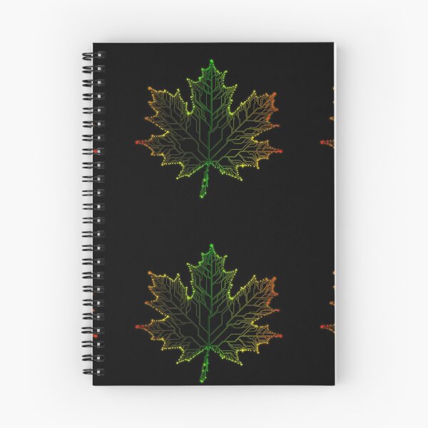 Item preview, circuit board tech maple Leaf green, red & yellow designed and sold by jc007.