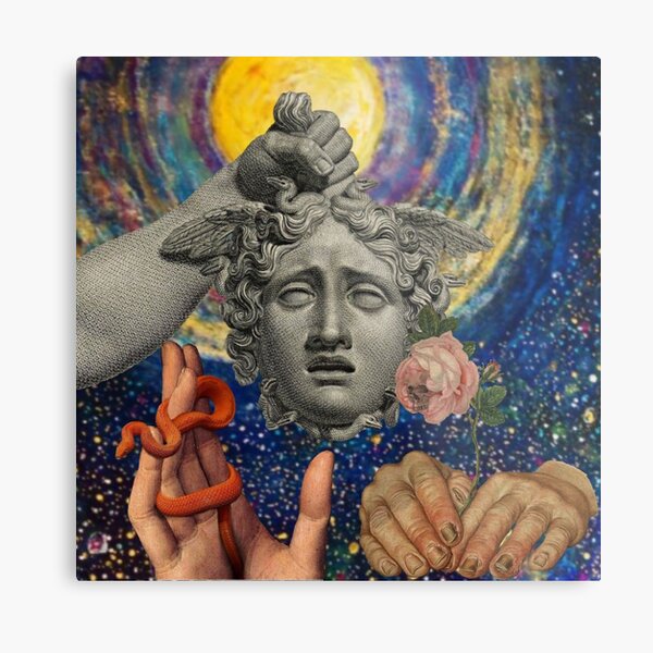 La Medusa Metal Print