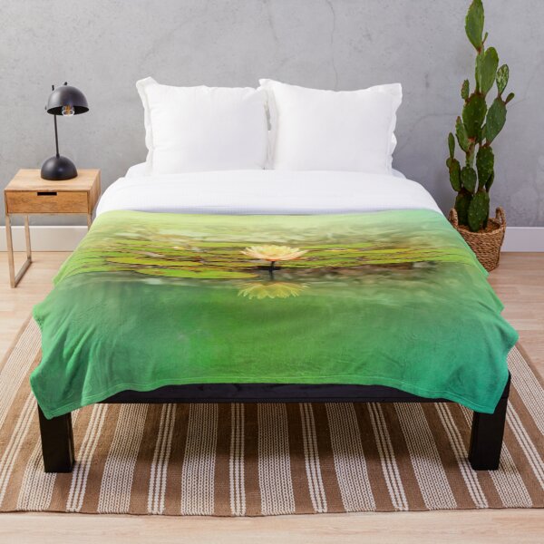 Item preview, Dream Serenity - Yellow Water Lily Flowers designed and sold by Star58.